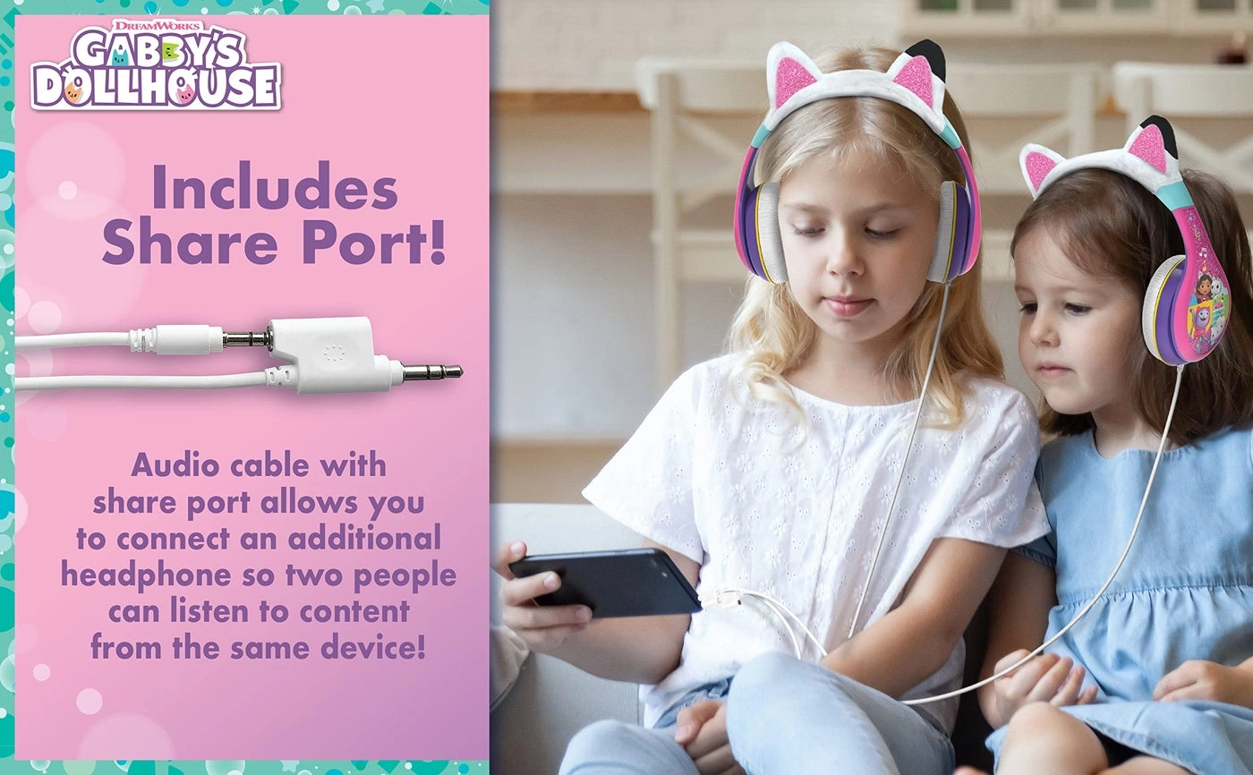 Gabbys Dollhouse - Wired Headphone Bundle