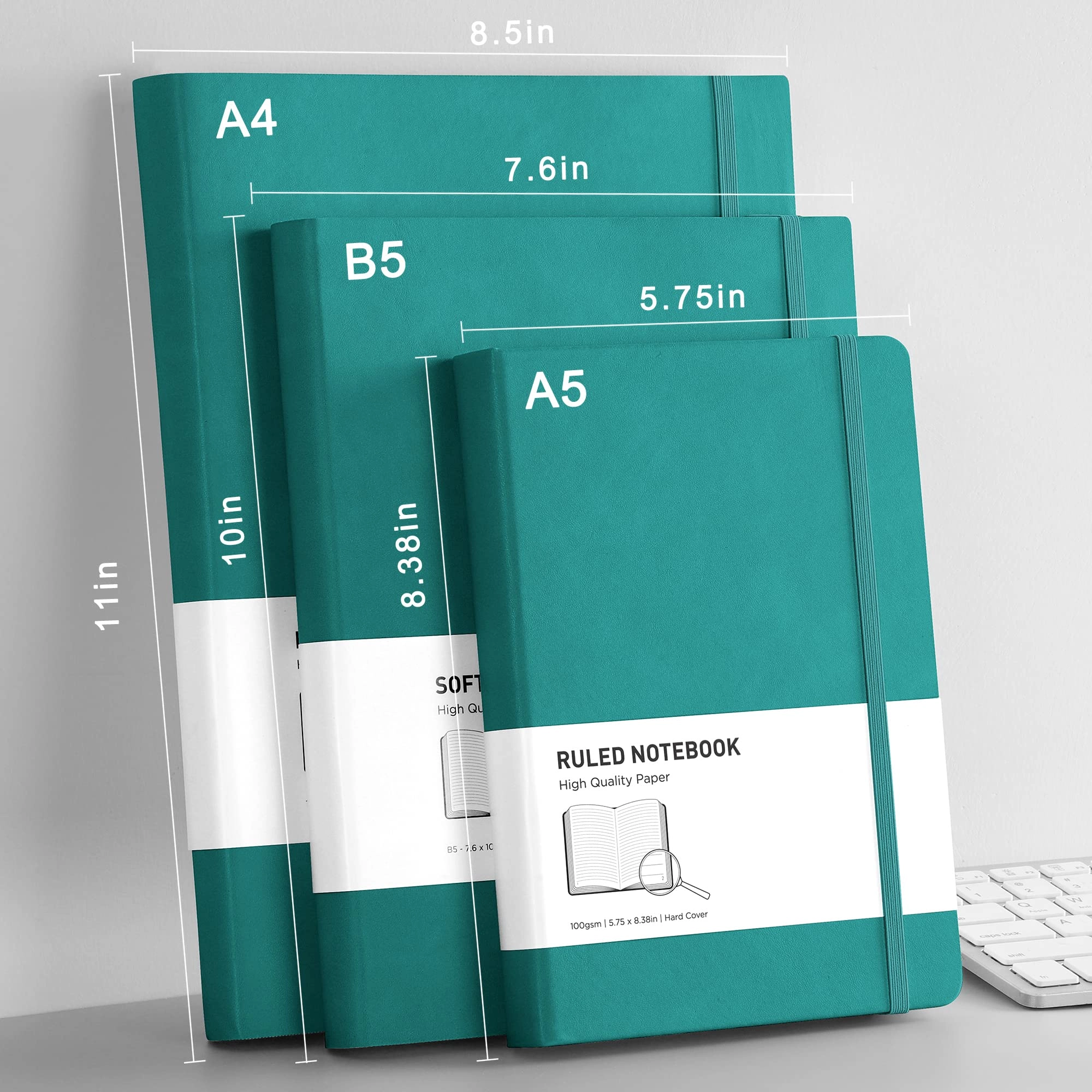 Lined Journal Notebook A5 Hardcover - Lined 320 Pages