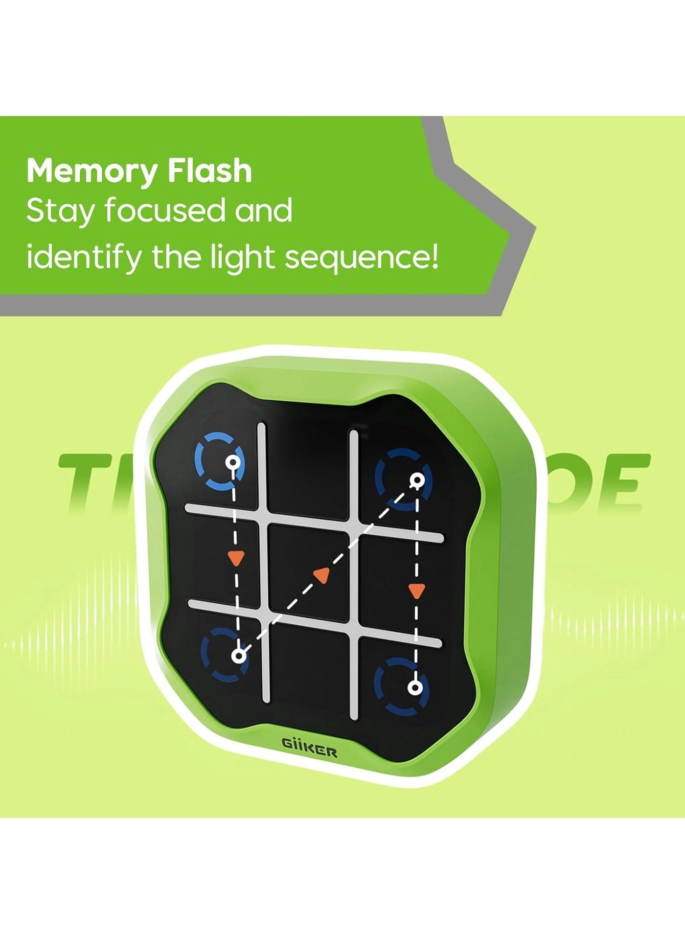 Tic-Tac-Toe Bolt - Green