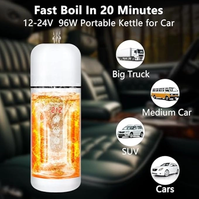 Car Portable Electric Kettle