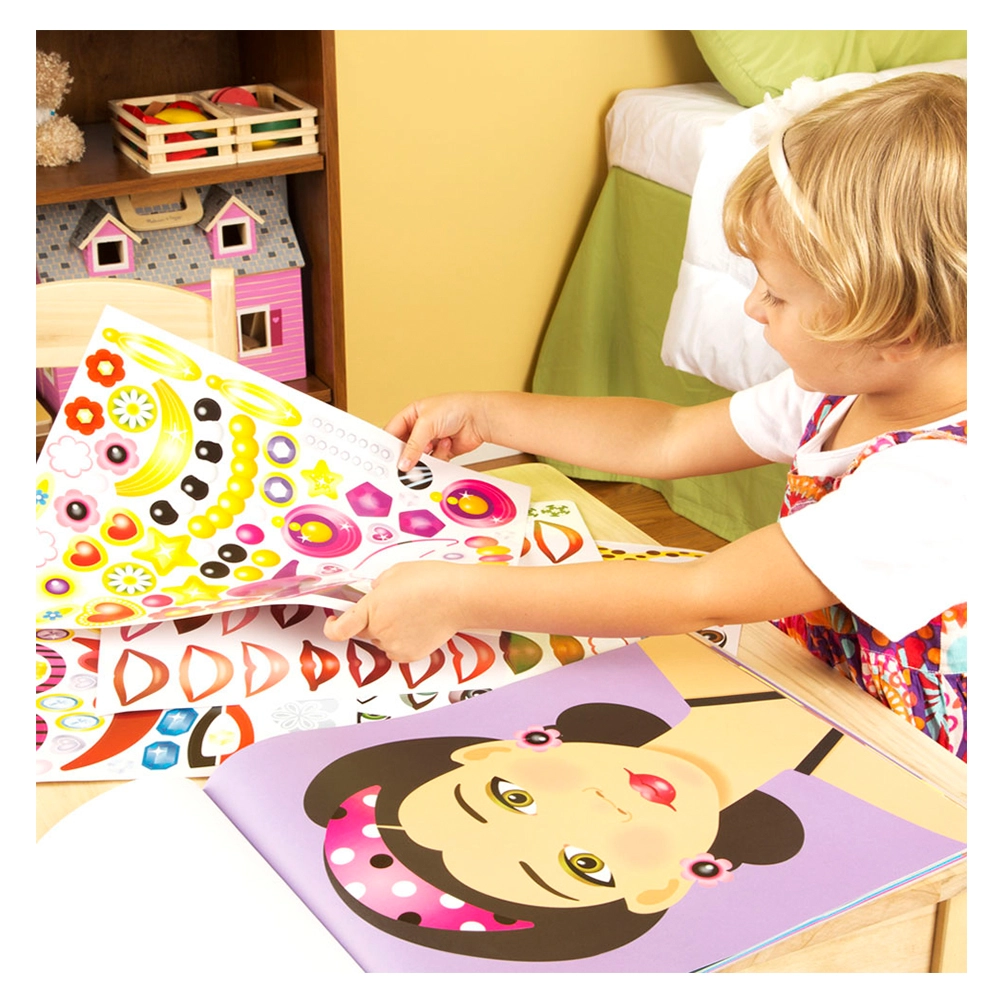 Make a Face Fashion Faces Reusable Sticker Pad Creative Play 250 pcs