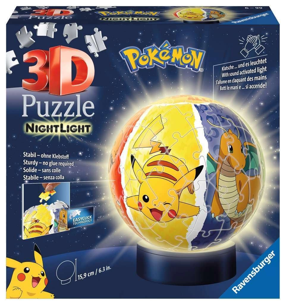 Ravensburger Pokmon 3D Puzzle (11547) - 72 pcs, LED