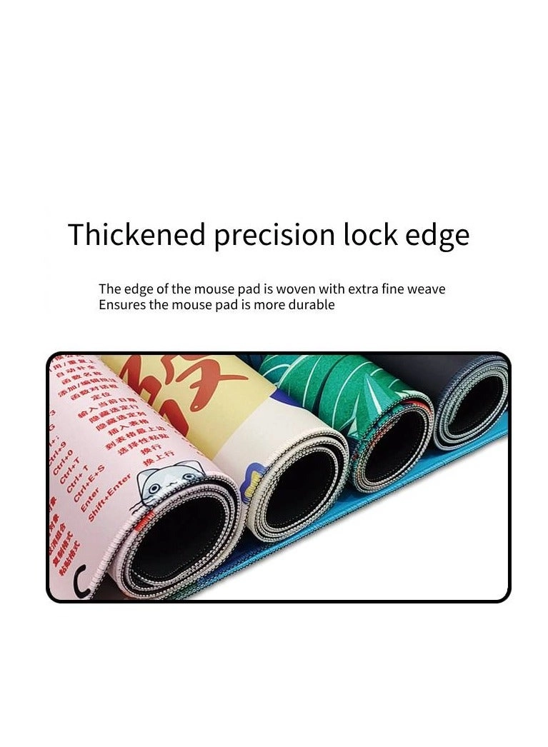 Bearbrick Natural Rubber Gaming Mouse Pad - 80x30 cm