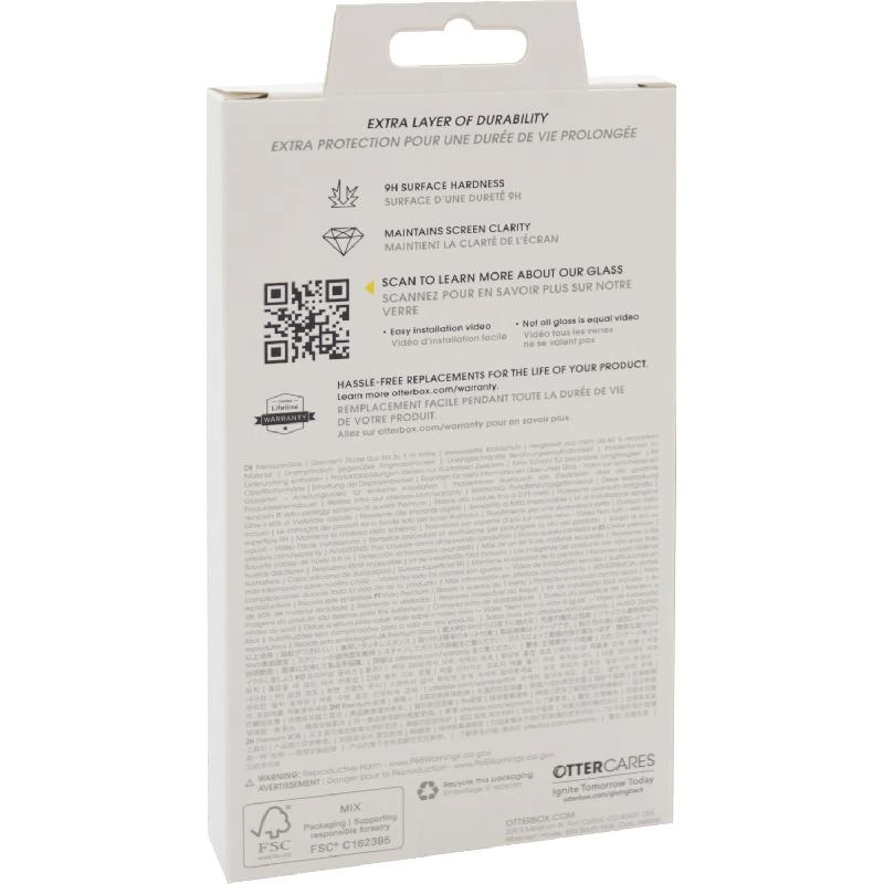 Privacy Antimicrobial Glass Screen Protector for iPhone 16 Pro