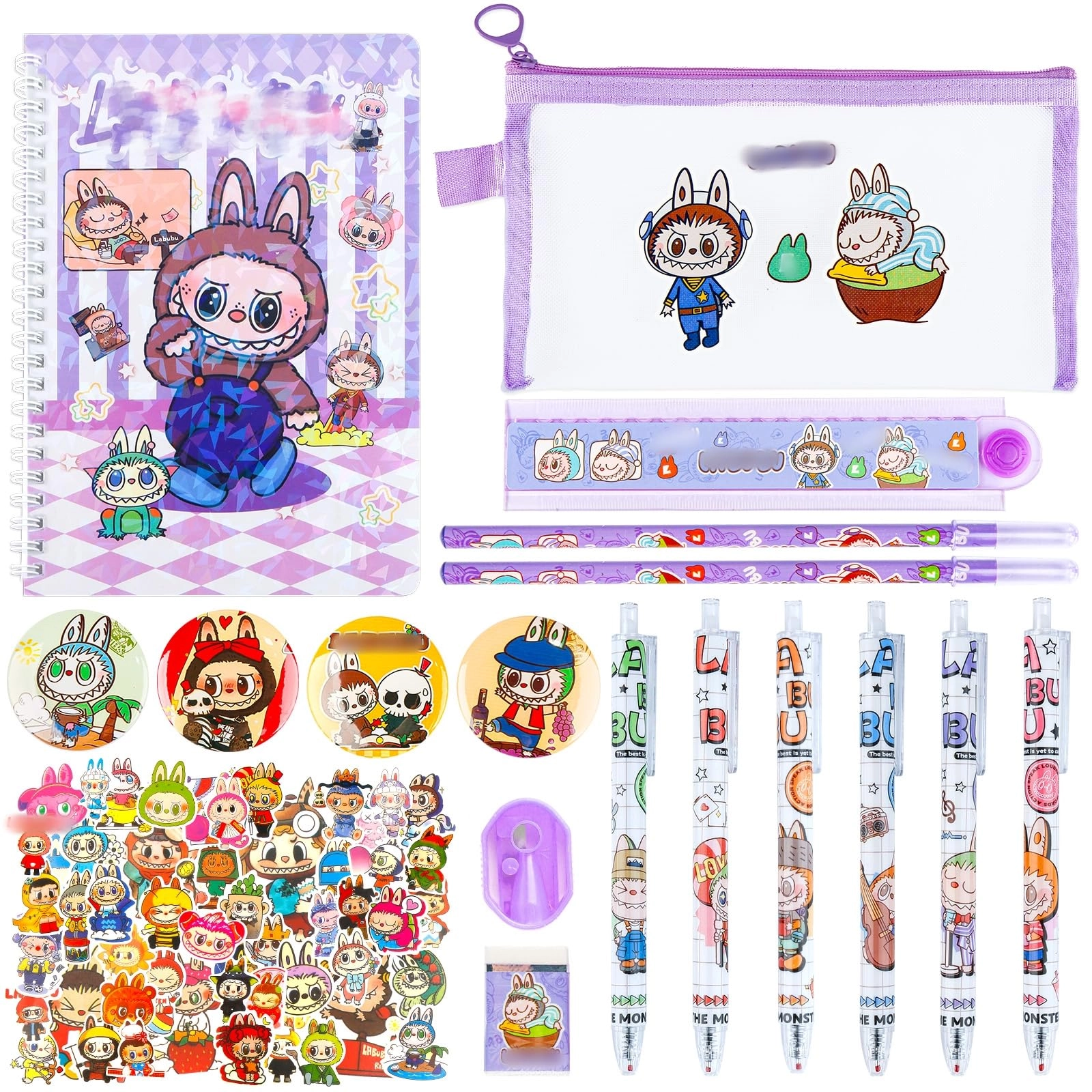 Kawaii Stationery Set - 10.0 Count
