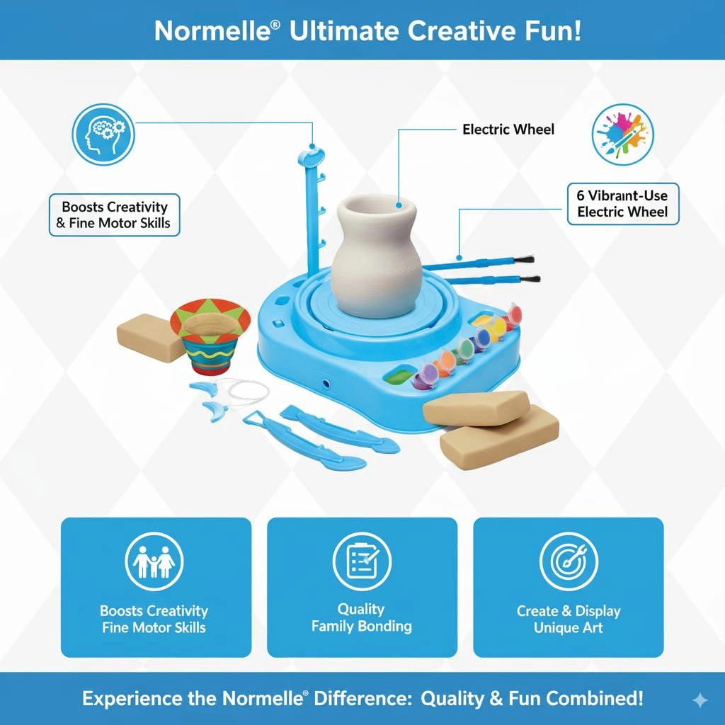 Pottery Wheel Kit - air-dry clay 800g