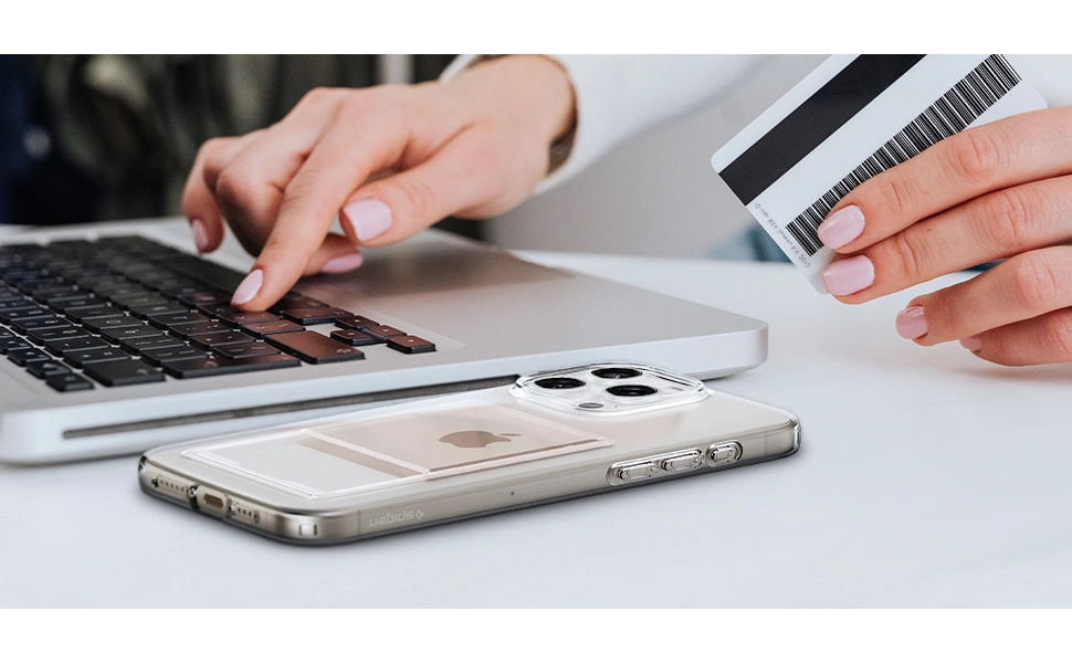 Crystal Slot Case for iPhone 15