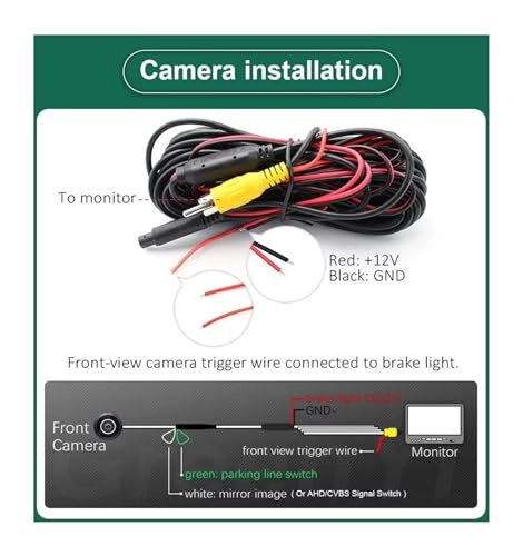 Car Reversing Camera - Night Vision AHD1080P