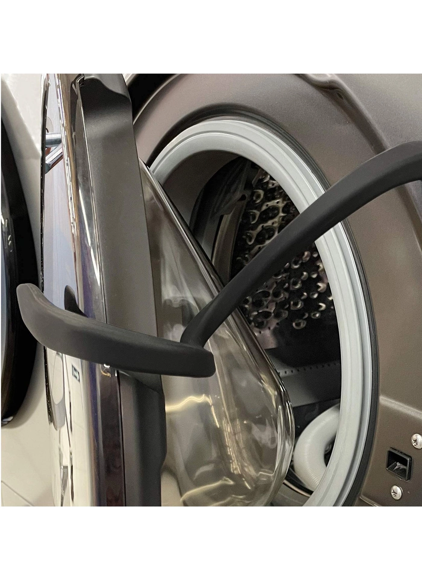 KASTWAVE Front Load Washer Door Prop - Magnetic Suction Cup Flexible Hose