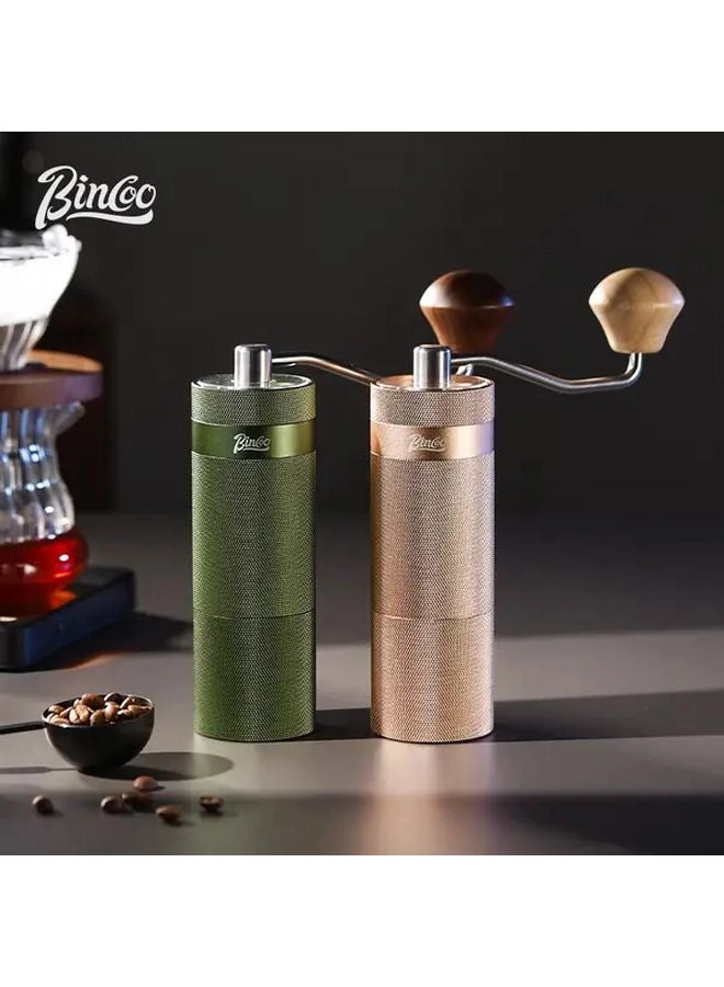Generic Phantom Series Manual Coffee Grinder - 2-Piece Set Portable Carry Case 6-Star 420 Steel Burrs
