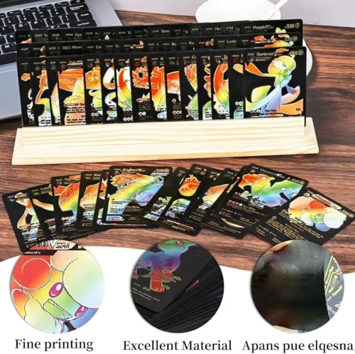 Anime Gold Plated Metal Cards - 55pcs