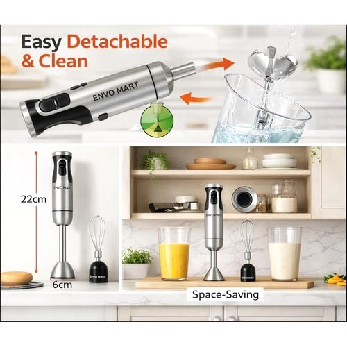 4-in-1 Hand Blender Set - 0.6L 800W