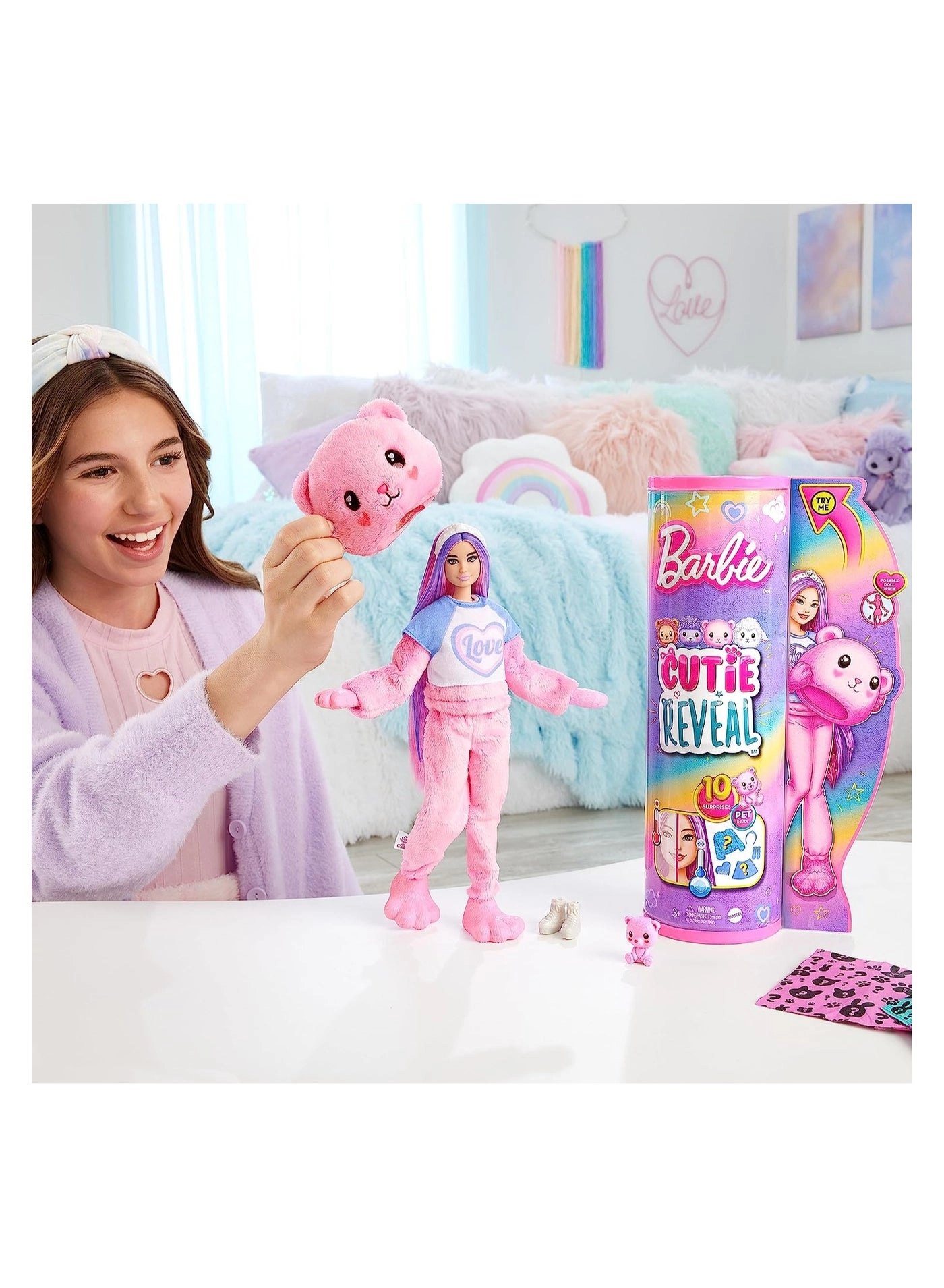 Barbie Cutie Reveal - Costume-Themed Series 10 Surprises Ages 3+