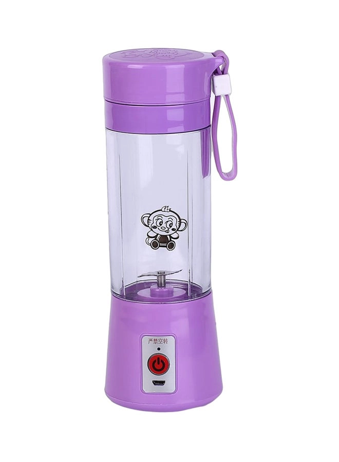 VANDER LIFE USB Electric  Smoothie Maker Juice Cup 380 ml 200 W ZK1623404 Purple/Clear
