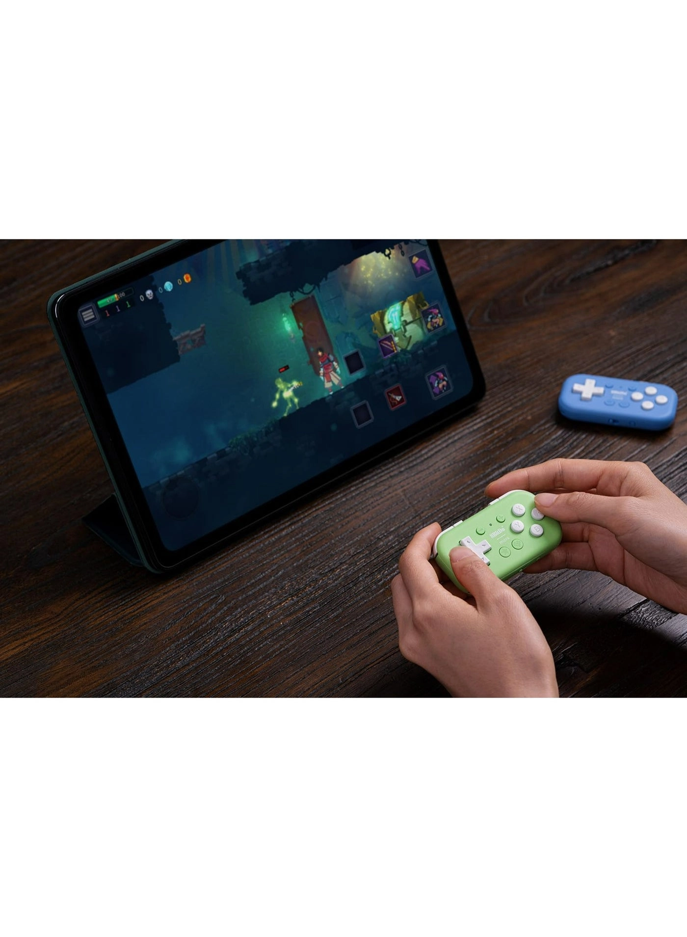 Micro Bluetooth Gamepad - Green Switch Android Raspberry Pi