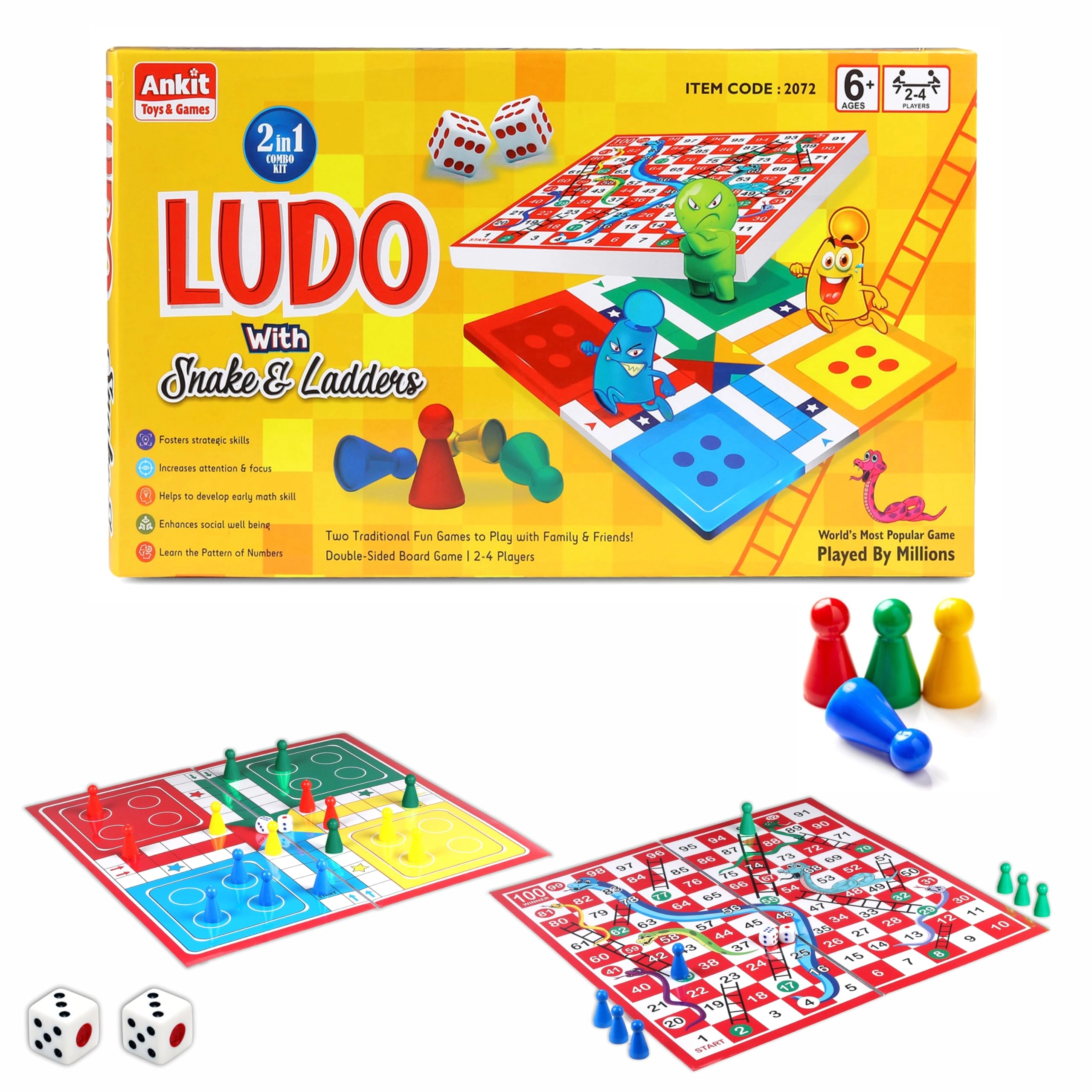 Ludo and Snake & Ladders Magnetic