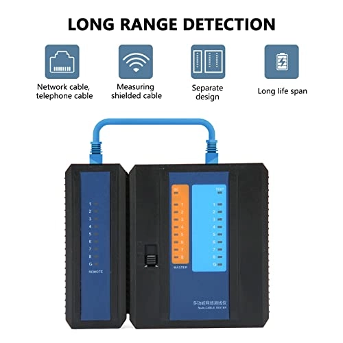 Network Cable Tester - RJ45 RJ11 RJ12 CAT5 CAT6 CAT7 CAT8 continuity
