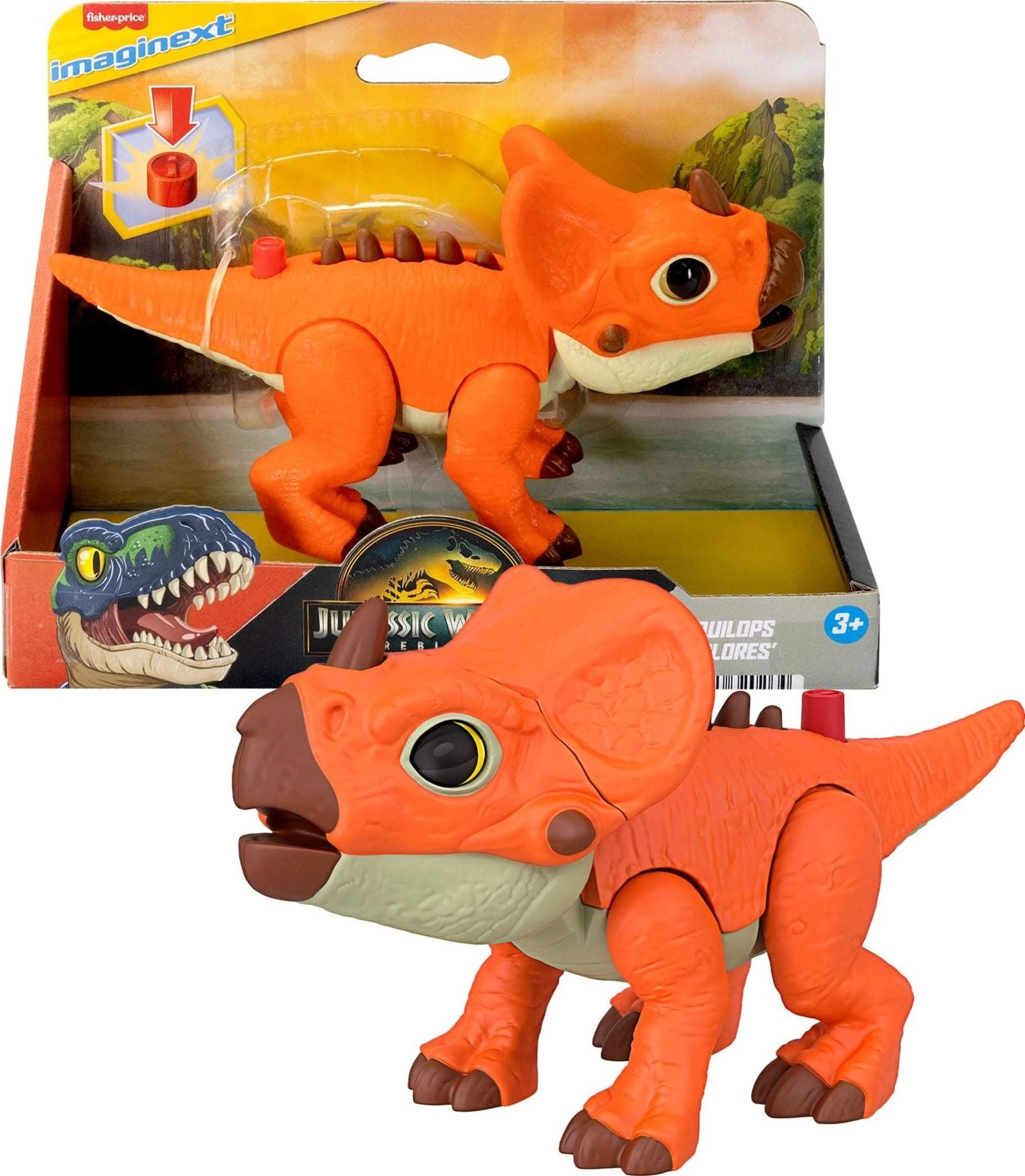 Mattel Aquilops - Jurassic World Renaissance (19.7 cm) (JGP99)