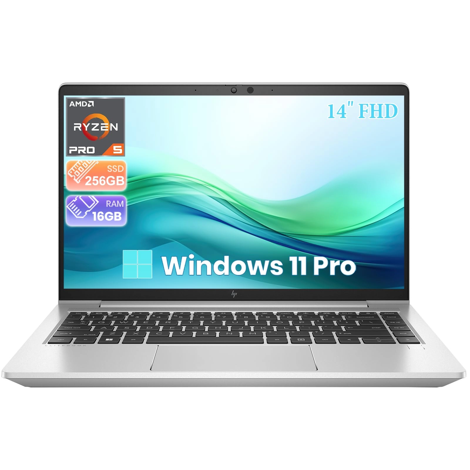 HP (Refurbished) EliteBook 645 G10 - 14'' Ryzen 5 PRO 7530U 16GB DDR4 256GB SSD