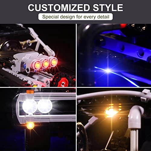 LED Light Kit for LEGO 42111 - black Lights Only