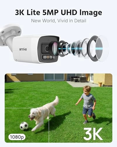 3K Two-Way Audio Security Camera System