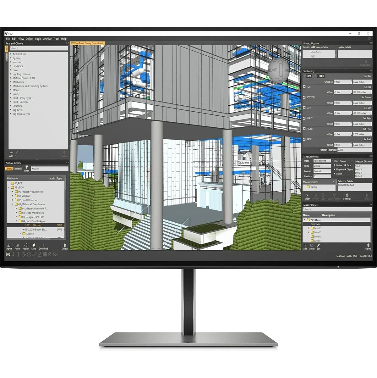 HP Z24n G3 - 24 inch 1920 x 1200