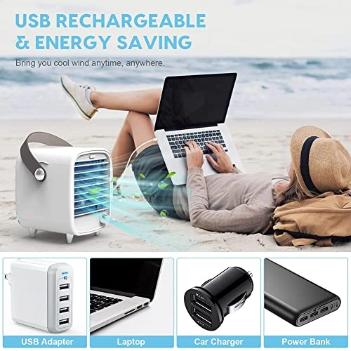 Mini Desktop Personal Air Cooler - 0.2 Liters
