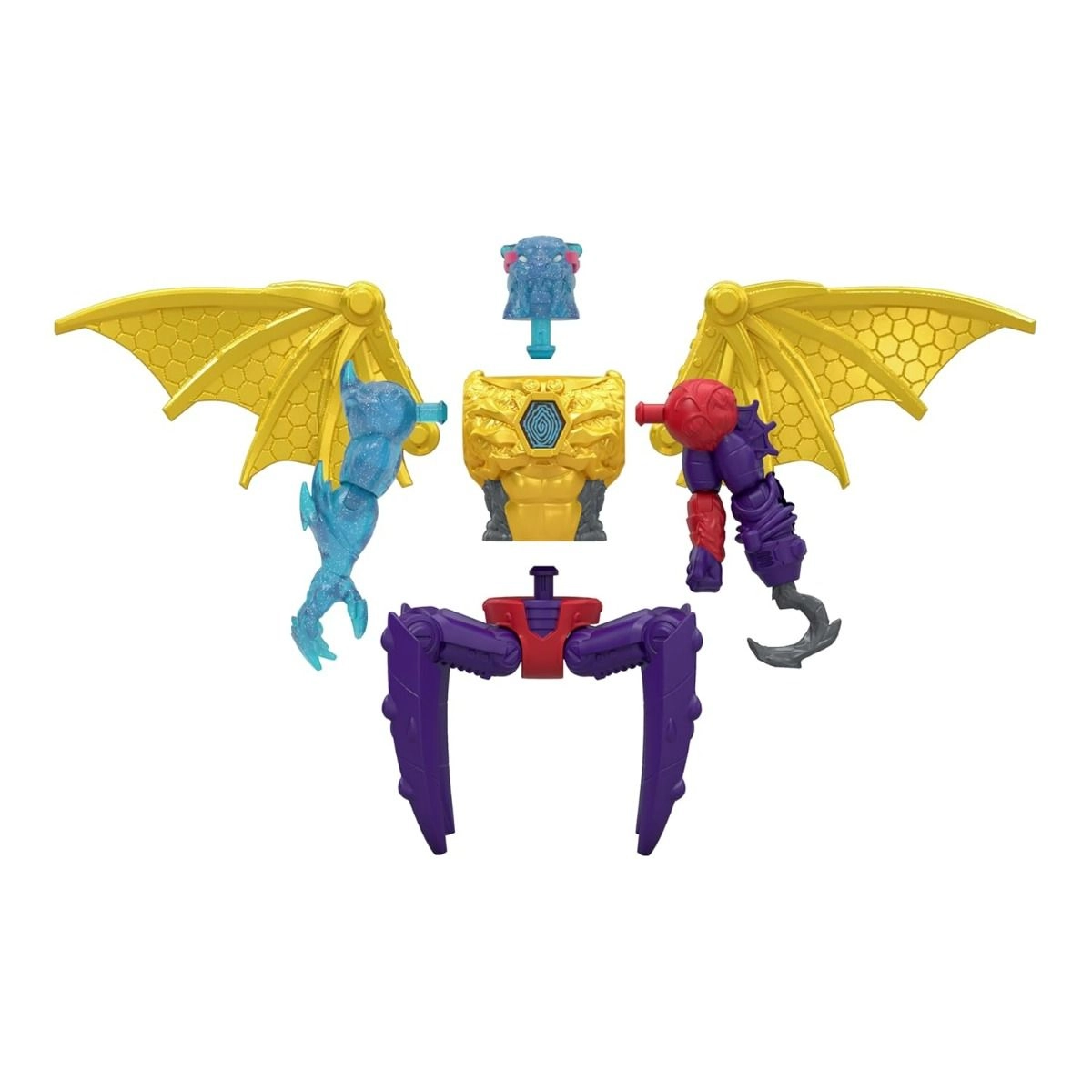 Golden Panther Dragon + Lab-Bot + GID Skeleton