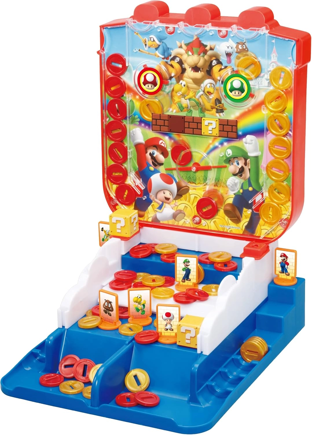 EPOCH Super Mario Lucky Coin Game - Tabletop Skill and Action Game