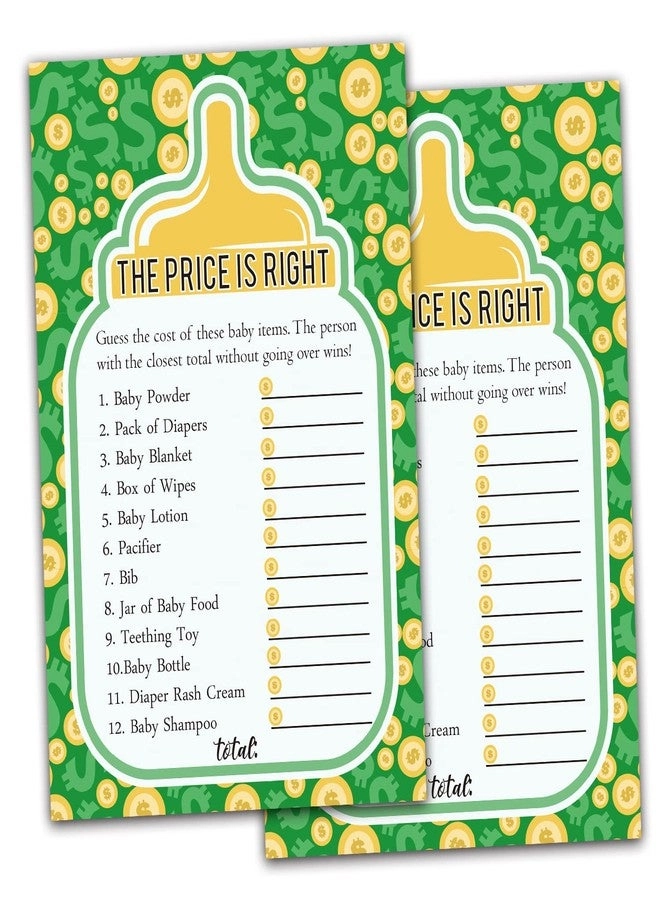 KRUCVOJO Price Is Right Baby Shower Game - Set of 50