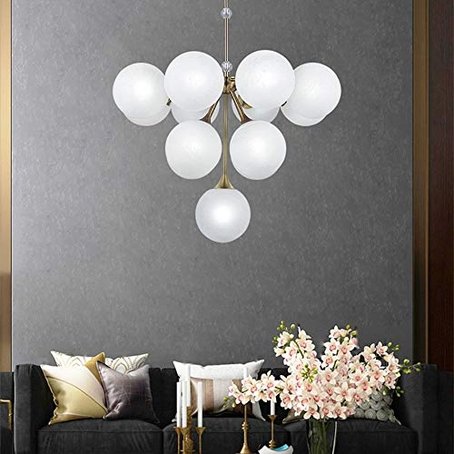 G9 Nordic Creative Glass Bubble Chandelier - 13 head Golden.