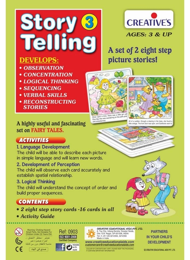 Story Telling Red Riding Hood & The Three Bears - 3 & Up