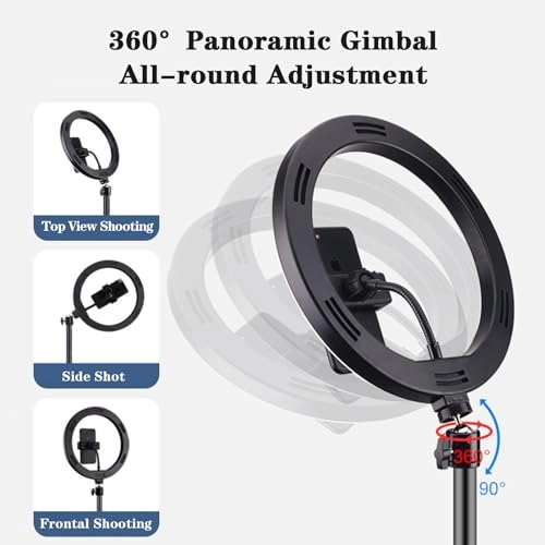 Selfie Ring Light - 3 Light Modes 10 Brightness Levels USB Powered