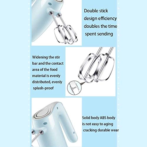 Handheld Electric Egg Beater - High Power 5-speed Turbo