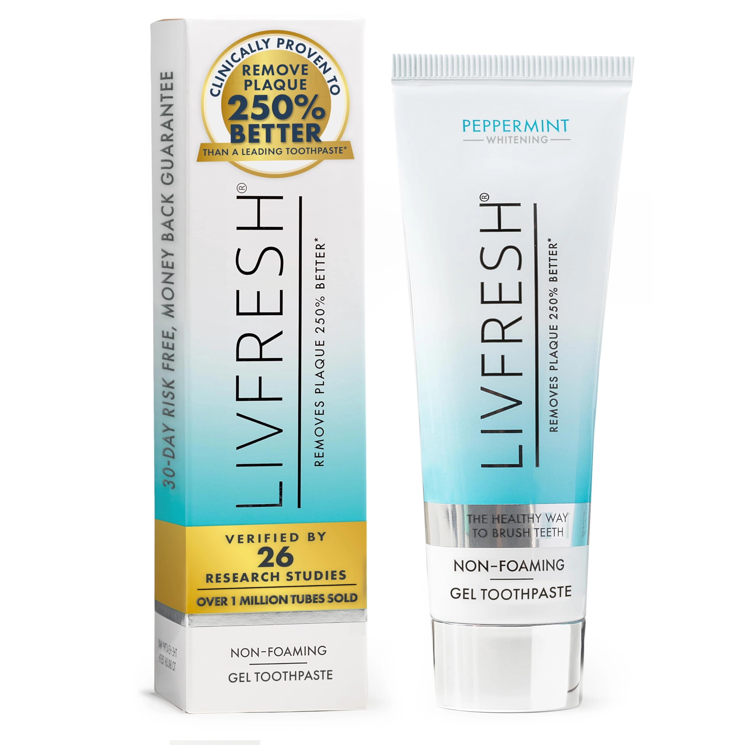 Livionex Toothpaste Gel Peppermint Toothpaste Adult 25 ml