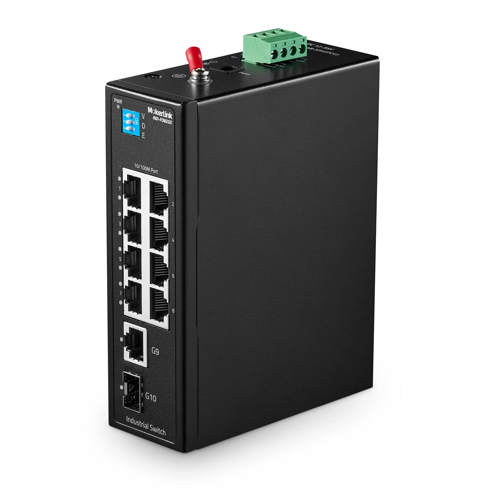 MokerLink 8FE + 2GE + 1SFP 10-ports