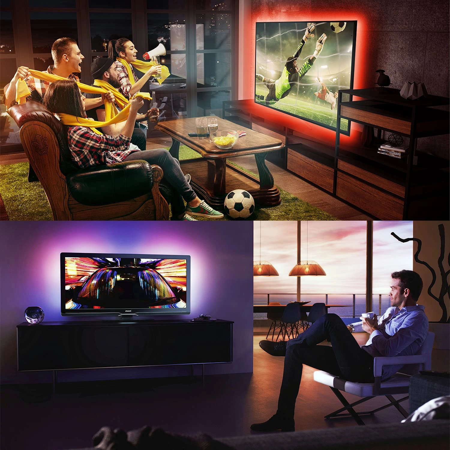 LED Lights for TV - 15ft