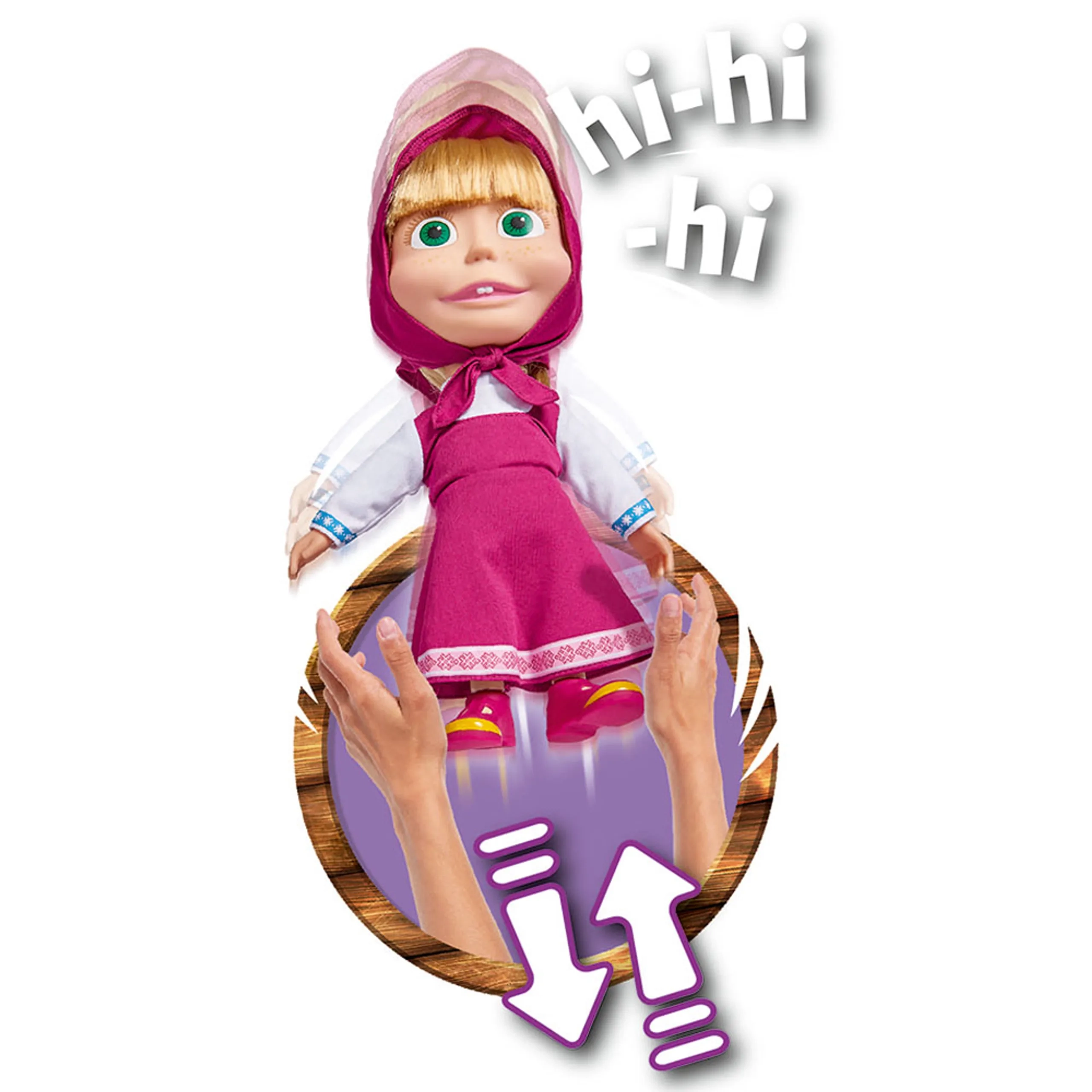 Masha Doll - 30cm Shake & Sound Ages 3+