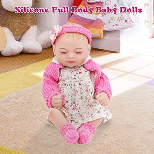 Reborn Baby Doll - 10 inch Silicone Girl Ages 3+ Gift Set