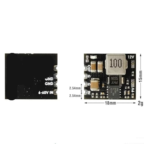 BEC 6-60V TO 5V/9V/12V-ADJ - 18X15mm 2.54mm