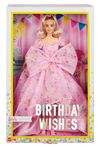Barbie Birthday Wishes Doll - 13-inch Blonde Gown Ages 6+