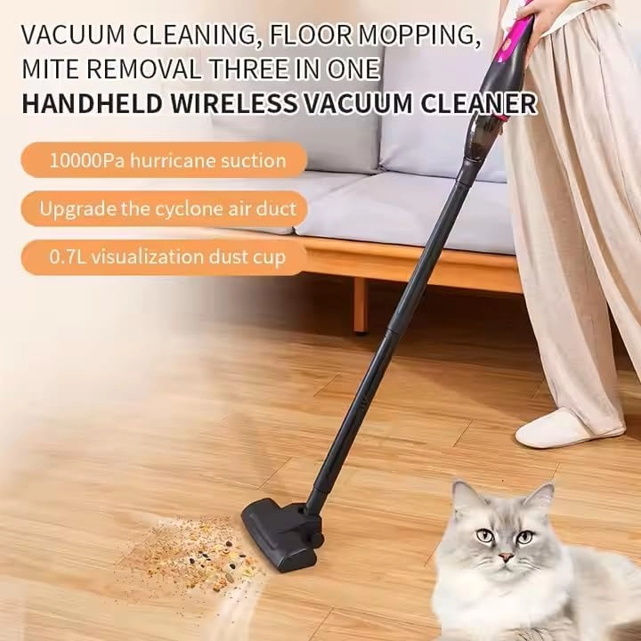 Cordless Handheld Vacuum Cleaner - 400W 700ml 3in1