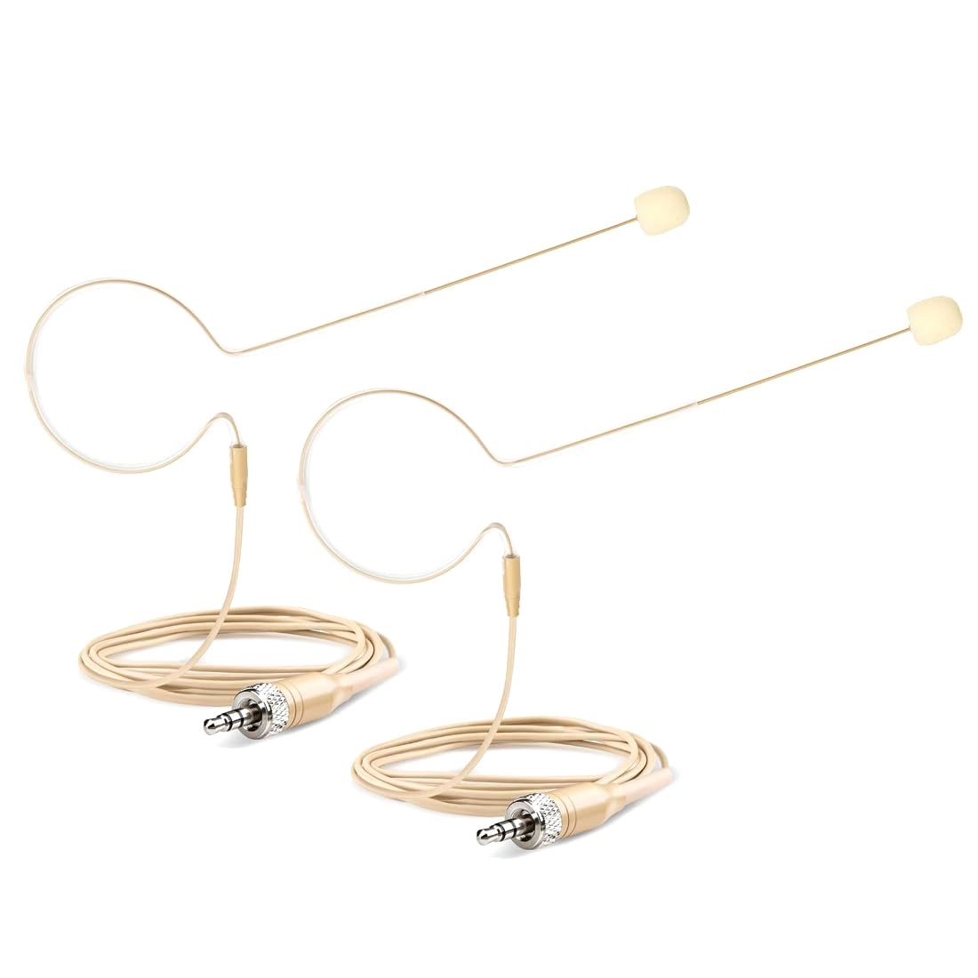 3.5MM Stereo Screw Lock Headset 3.5mm-Mini-Jack Microphone