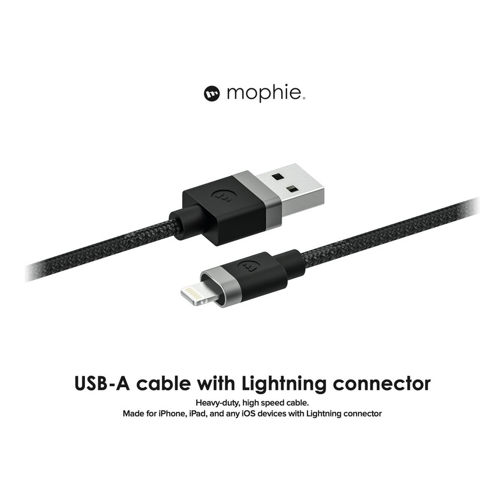ZAGG Charge Cable USB-A to Lightning 1m Braided