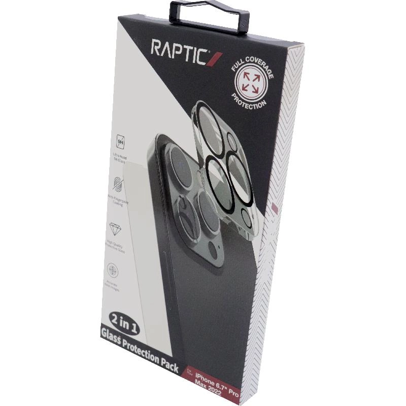 Clear Tempered Glass Screen Protector + Camera Lens Protector for iPhone 14 Pro