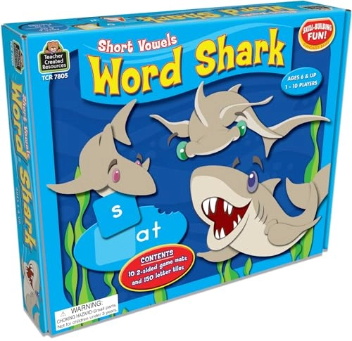 Word Shark: Short Vowels Game - Ages 6 & Up