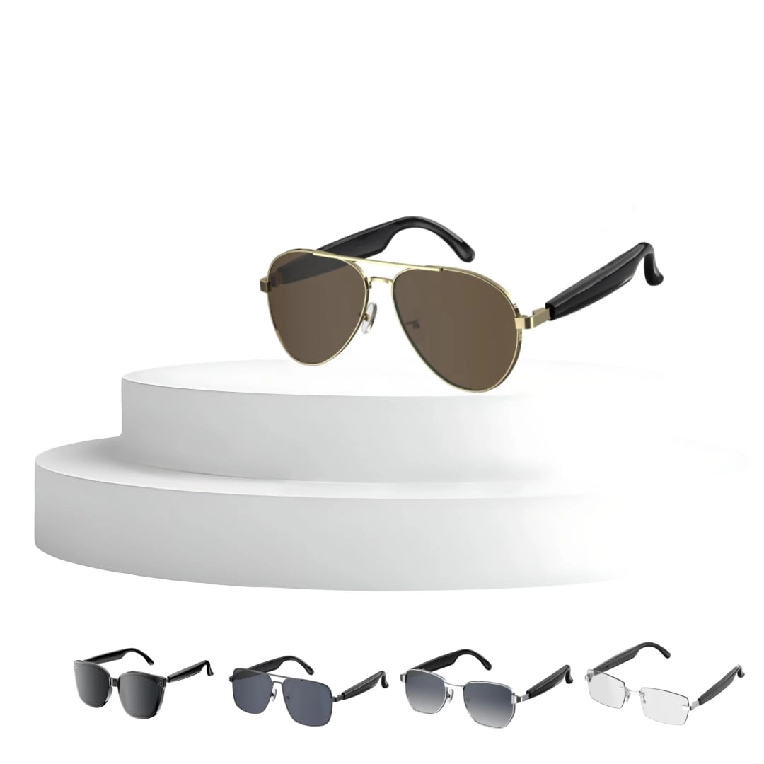 HopeFast Smart Glasses - AI Bluetooth Speaker UV Protection