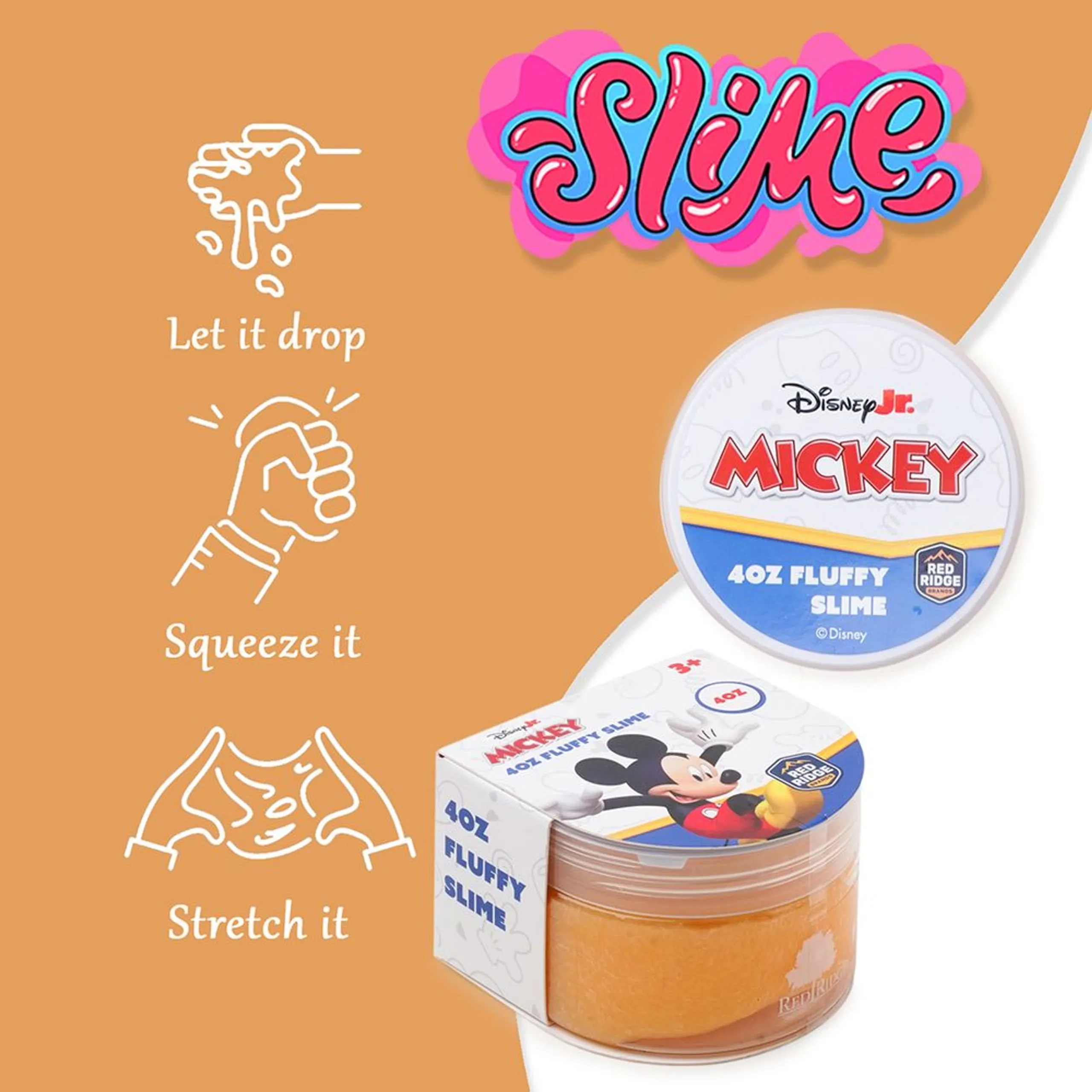 Disney Mickey Fluffy Slime - 3+