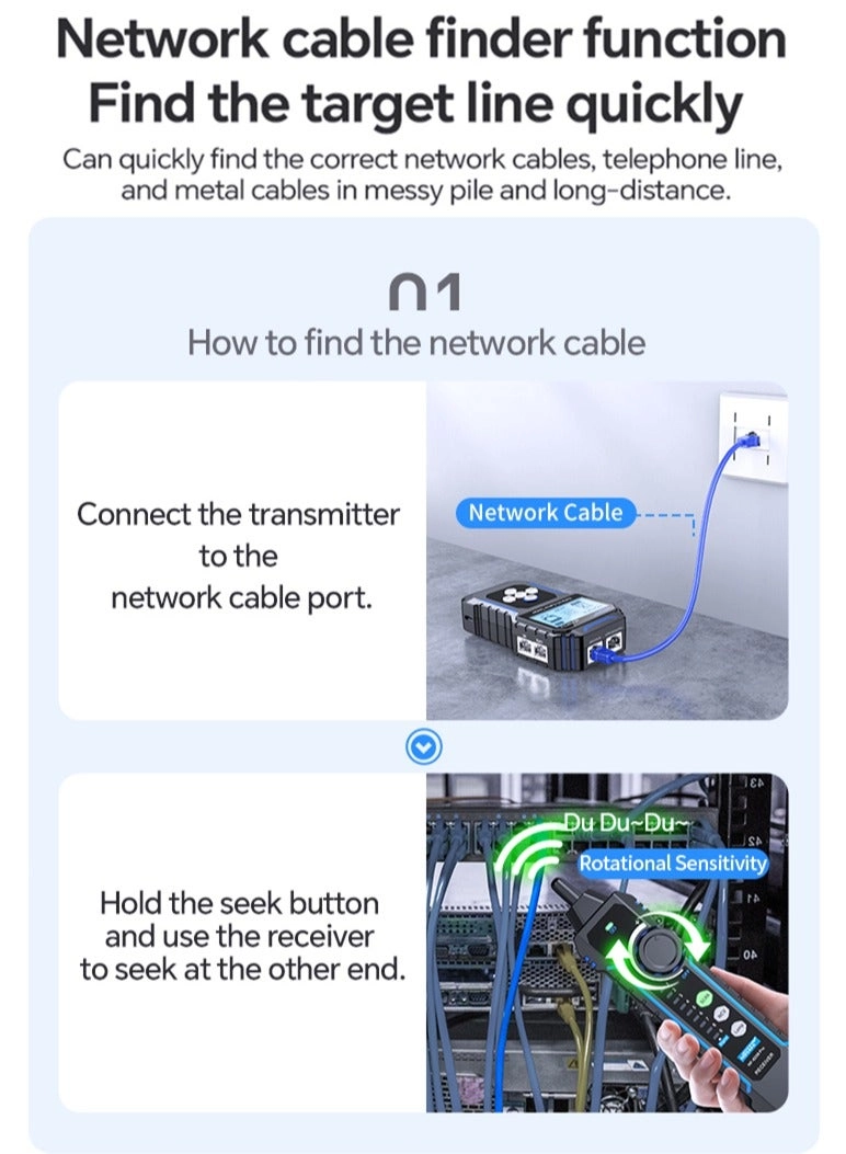 NF-8209Pro - Network Cable Tester PoE