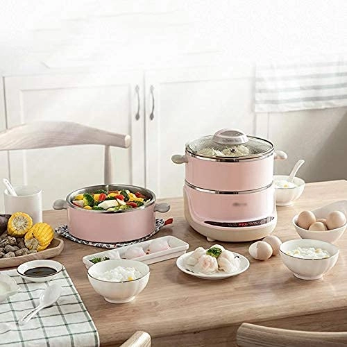 JB-Tong - Household Multifunctional Electric Cooking Pot 3 Layers
